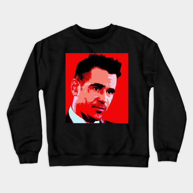 colin farrell Crewneck Sweatshirt by oryan80